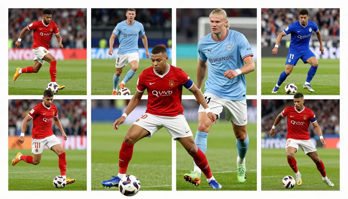 young football talents showcasing skills