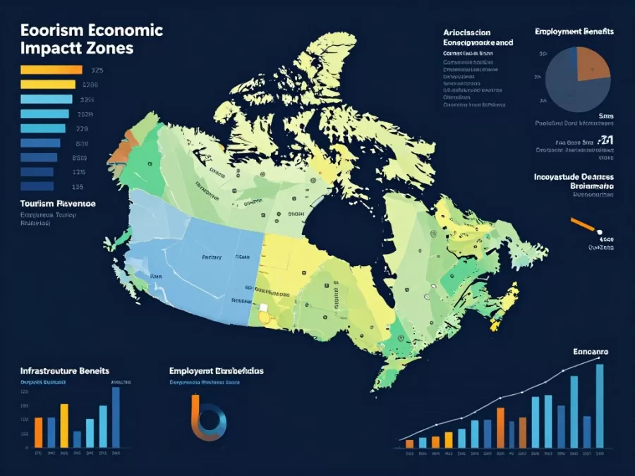 Canada nationwide economic benefits visualization from hosting 2026 FIFA World Cup