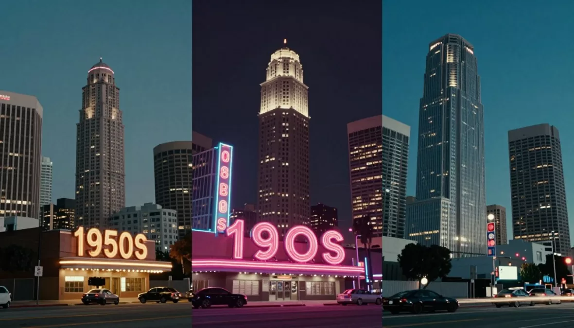 City of Angels multi-era Los Angeles scenes