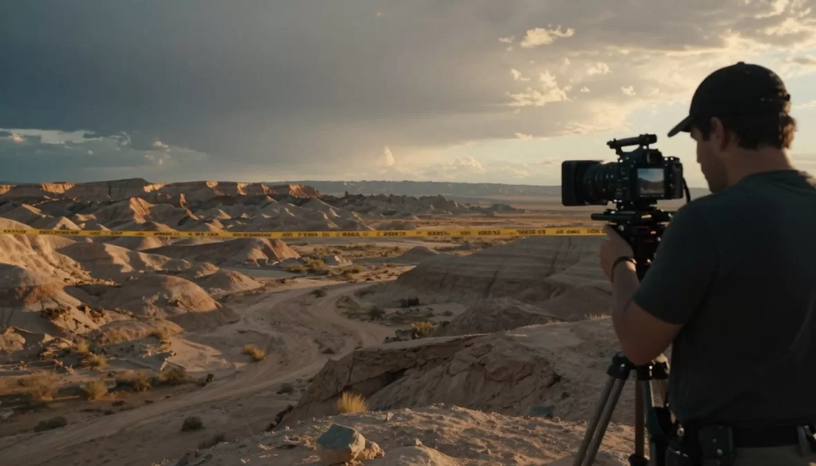 Dark Winds crime drama series showing southwestern desert landscape