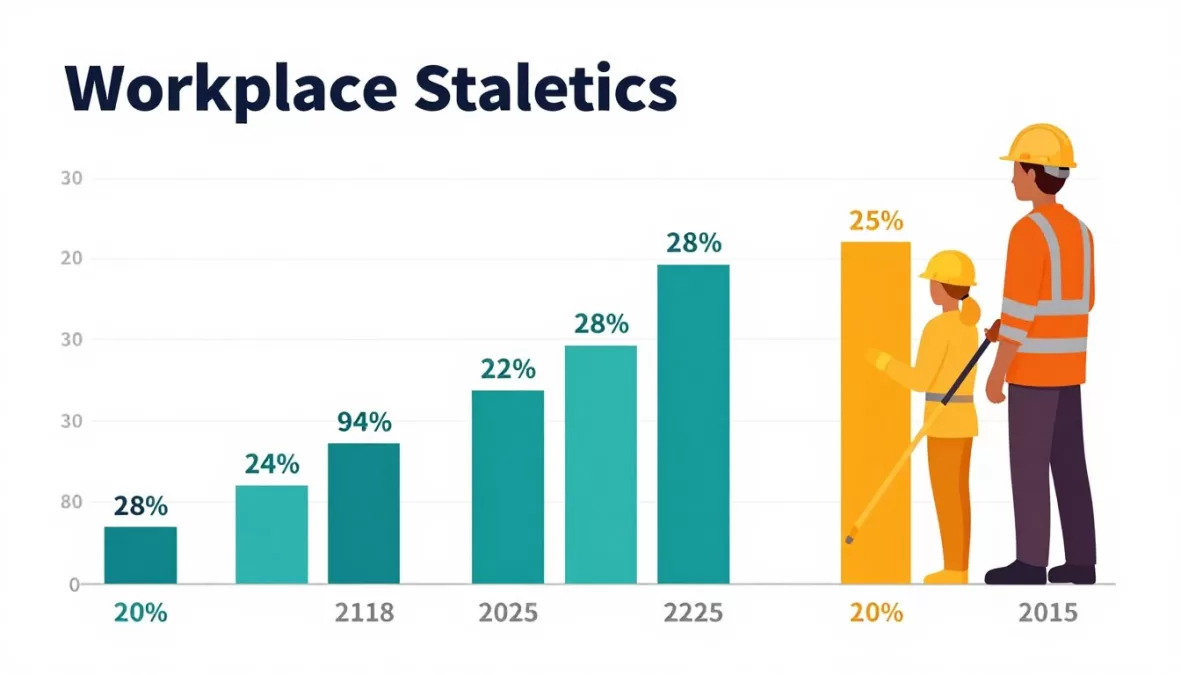 Data visualization of workplace safety statistics