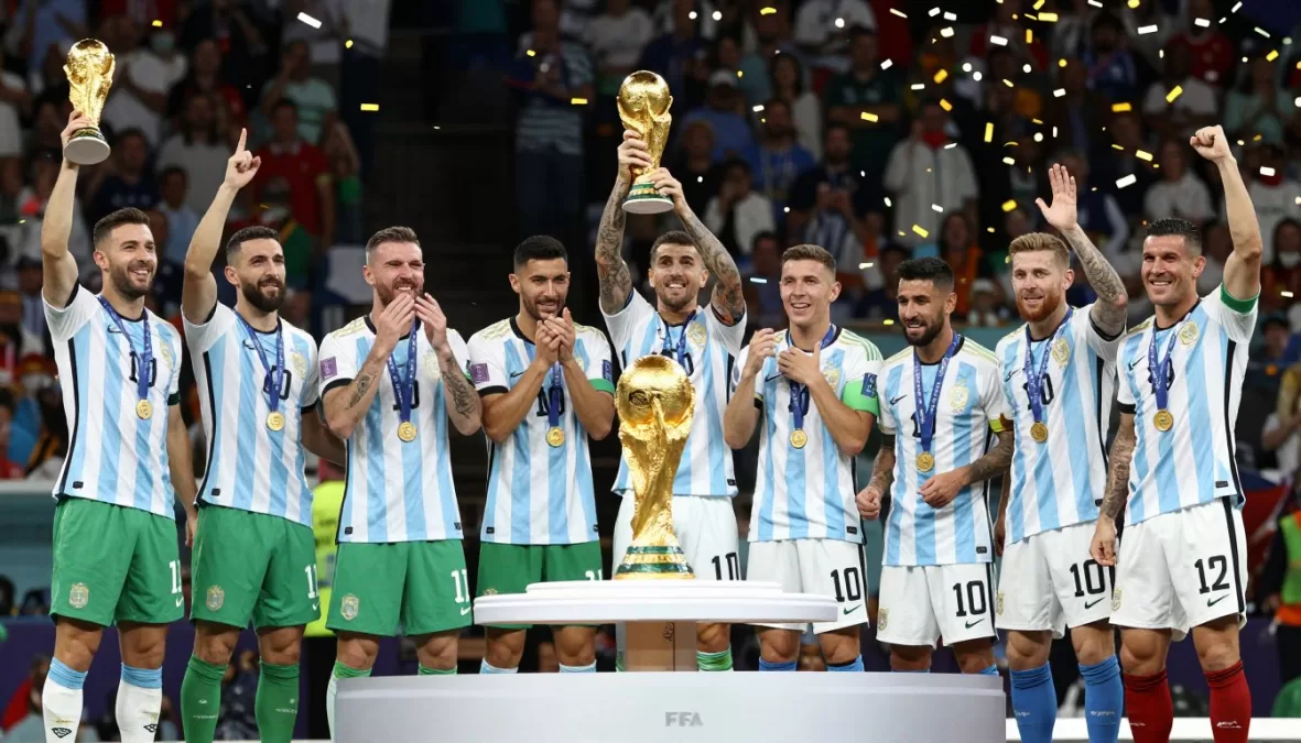 FIFA World Cup 2026 trophy presentation ceremony celebration