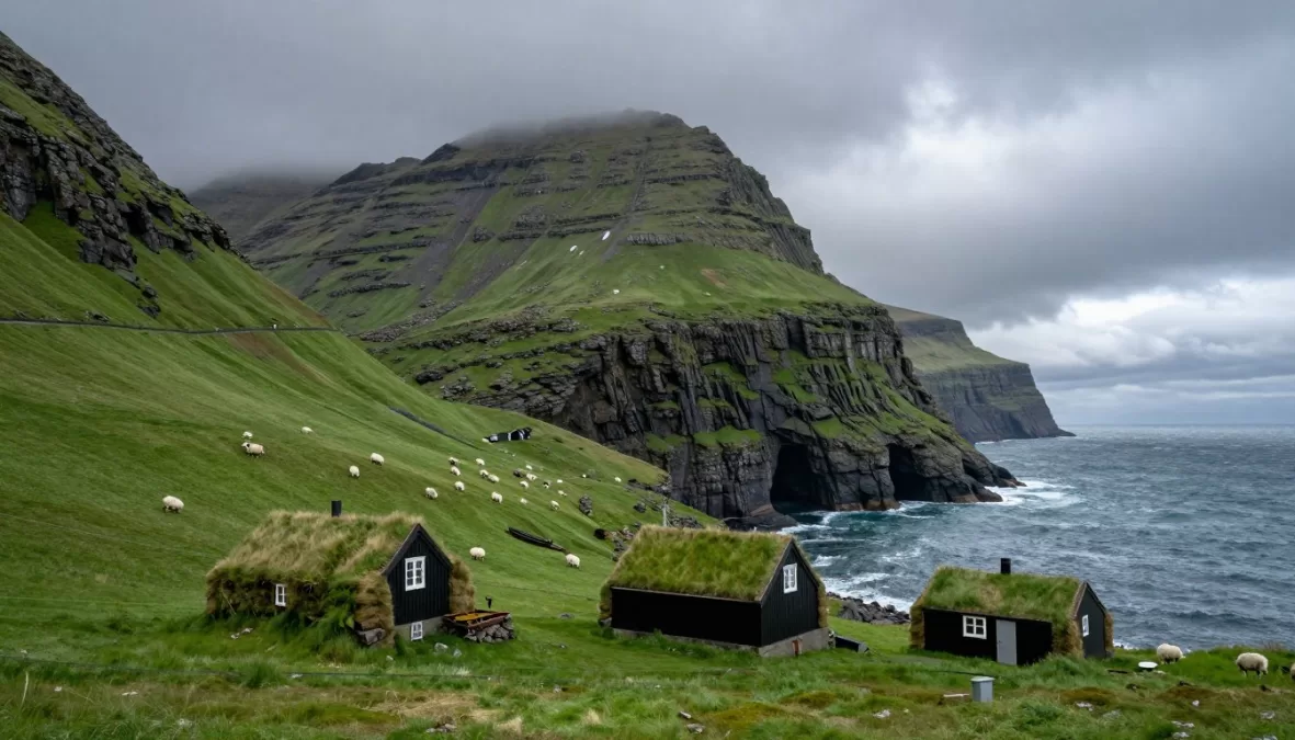 Faroe Islands dramatic cliffs and green valleys representing hidden European destinations