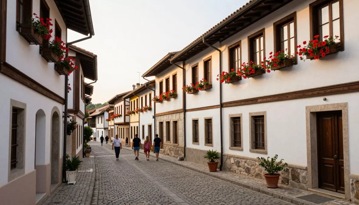 Hidden European Destinations featuring scenic cobblestone street in undiscovered European village