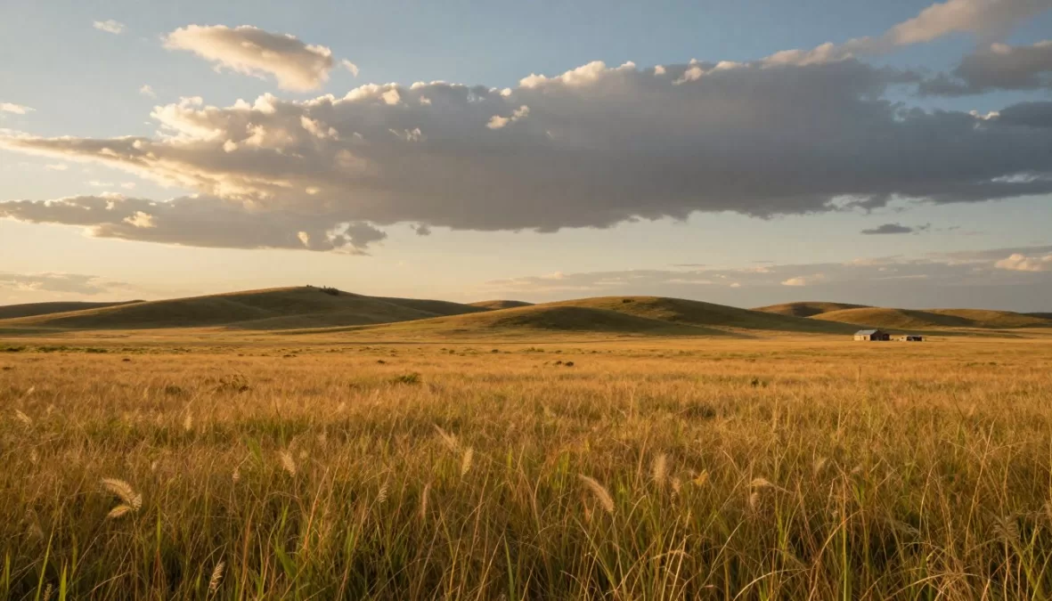 Little House on the Prairie prairie landscape sunset