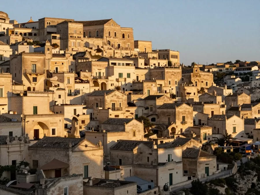 Matera Italy cave dwellings and ancient stone architecture as hidden gem in Europe