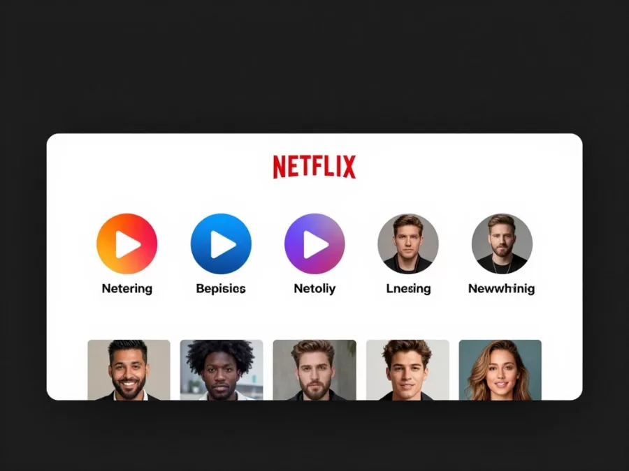 Netflix profile selection screen