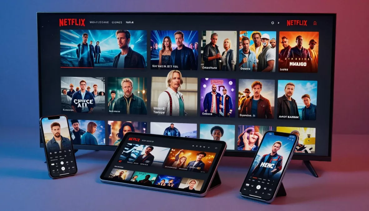 Netflix series streaming on multiple devices showing popular 2026 shows