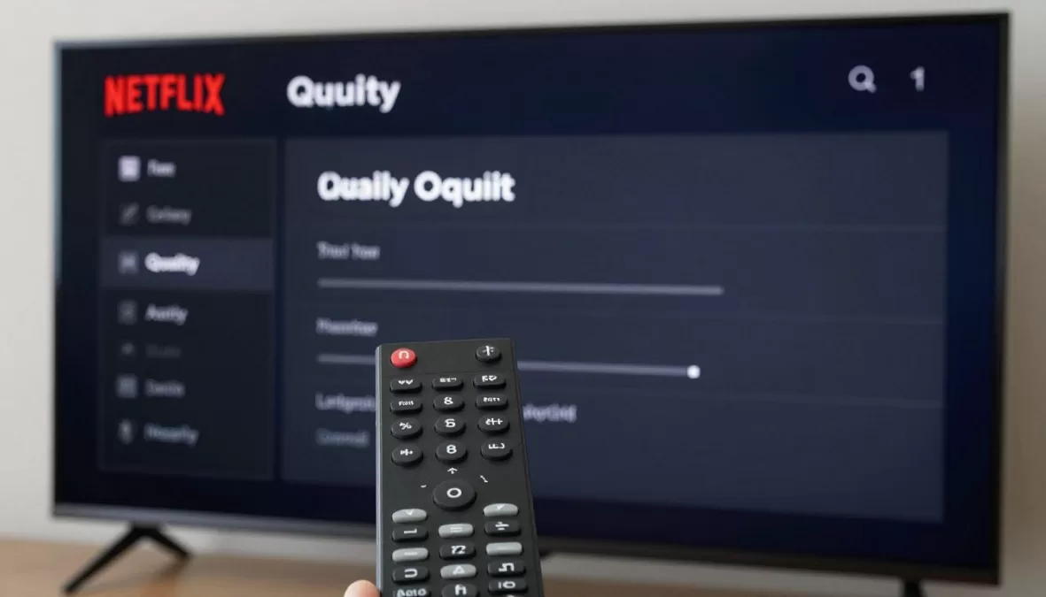 Netflix streaming quality settings interface