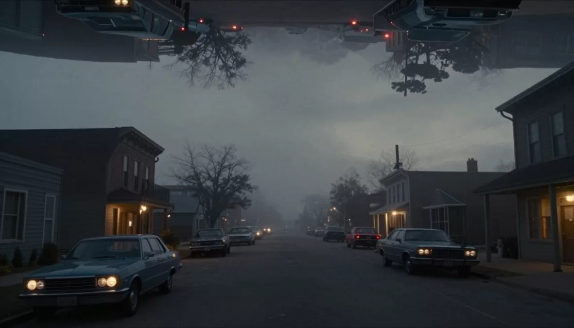 Stranger Things Hawkins supernatural mystery scene