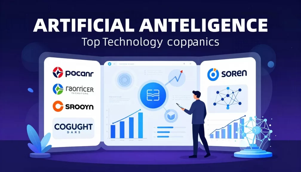 Top 10 Companies Investing the Most in AI visualization showing tech giants and their investment strategies