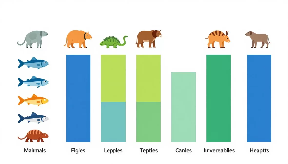 Visual comparison chart showing relative lifespans of longest living animals by category