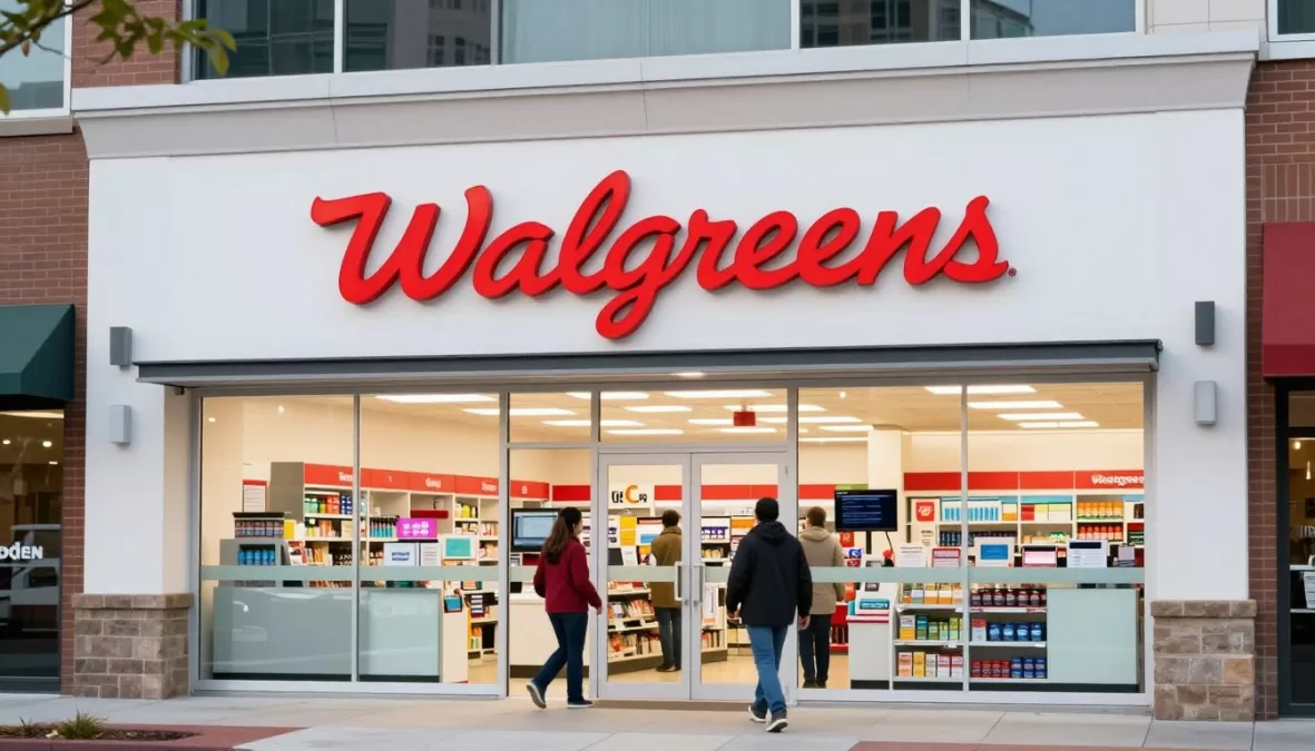 Walgreens pharmacy and retail store representing health and wellness retail