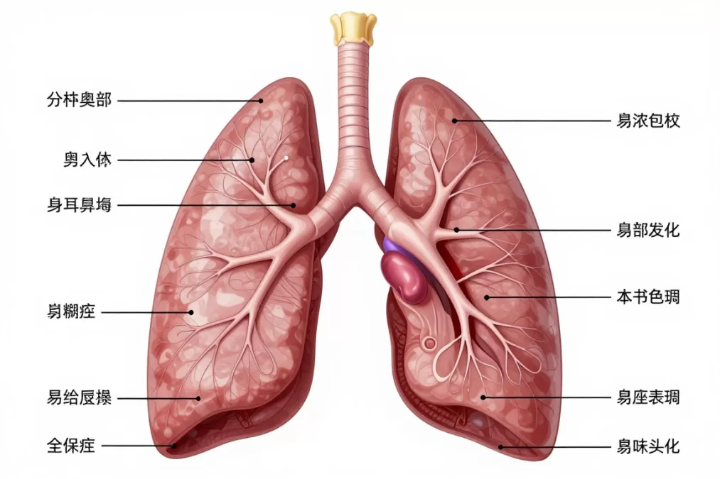 anatomical diagram showing bird syrinx location