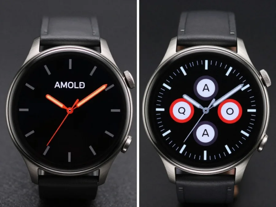 AMOLED display smartwatch comparison