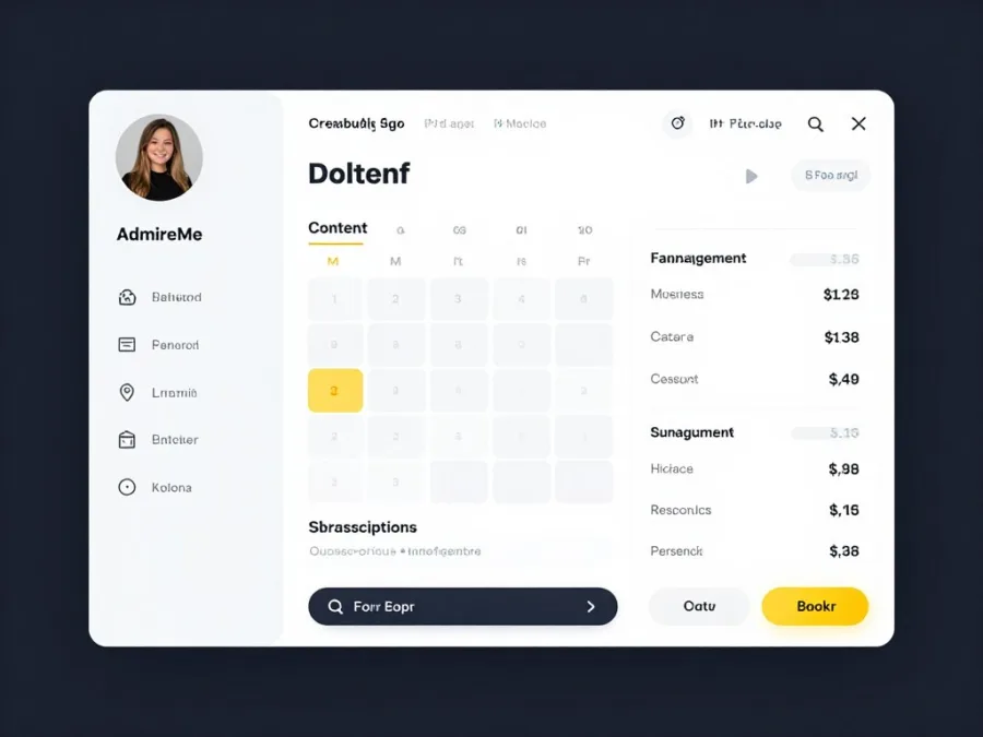 AdmireMe platform showing creator-first features and monetization tools for adult content creators
