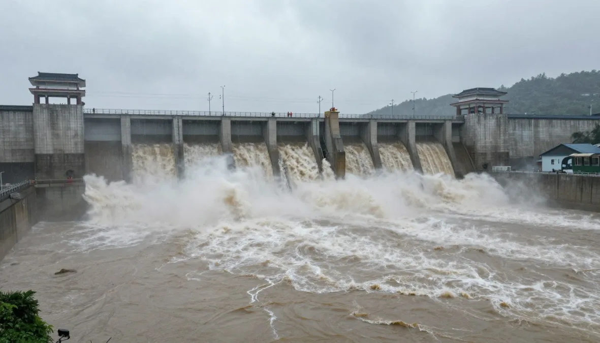 Banqiao Dam failure and floodwater in 1975