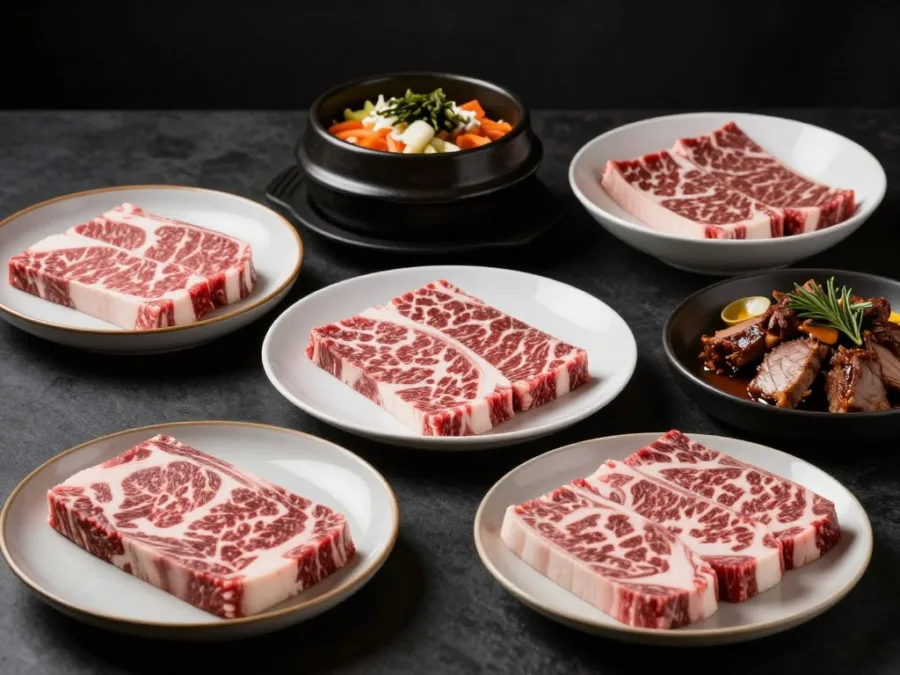 Beef cuts and preparations from different cultures showing global consumption