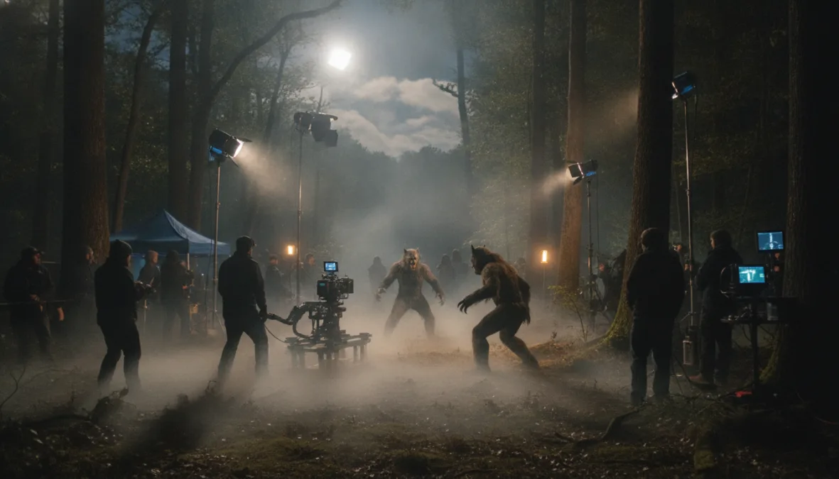 Bhediya 2 forest night shoot with full crew