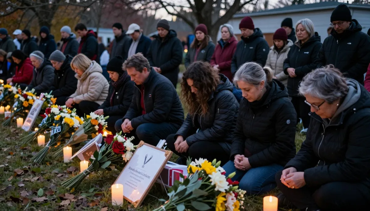 Community vigil memorial for shooting victims
