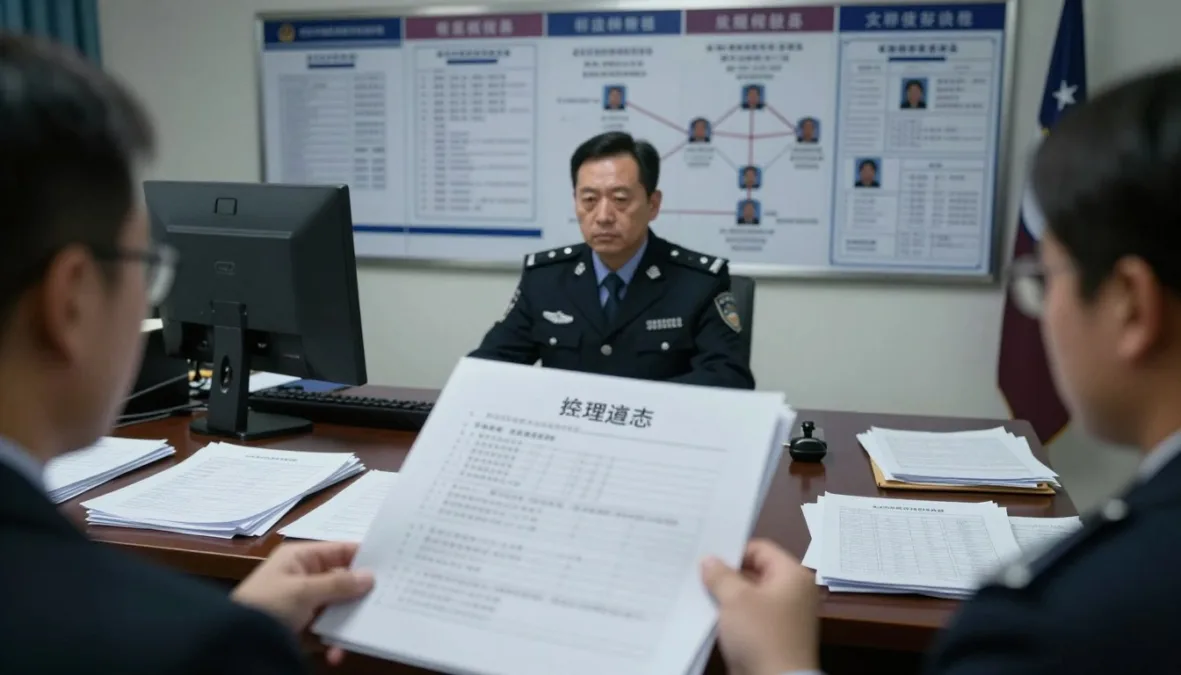 Corruption investigation evidence and documents