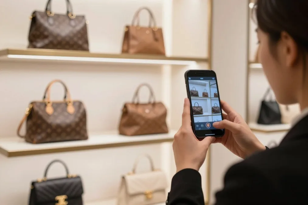 Digital luxury shopping experience with AR technology