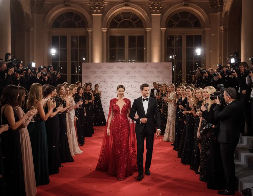 Elegant fashion event or premiere