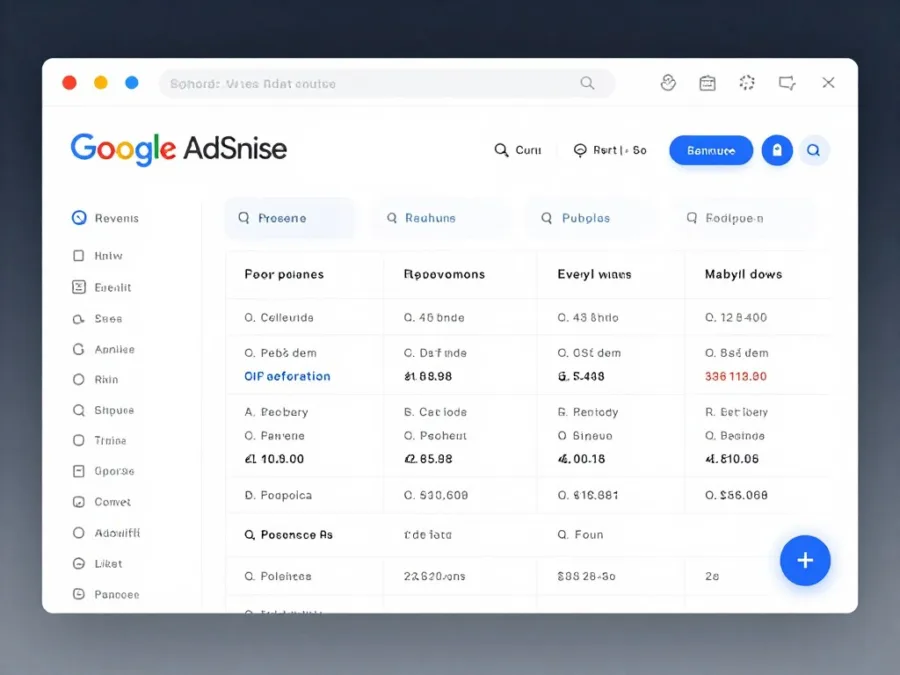 Google AdSense platform interface dashboard