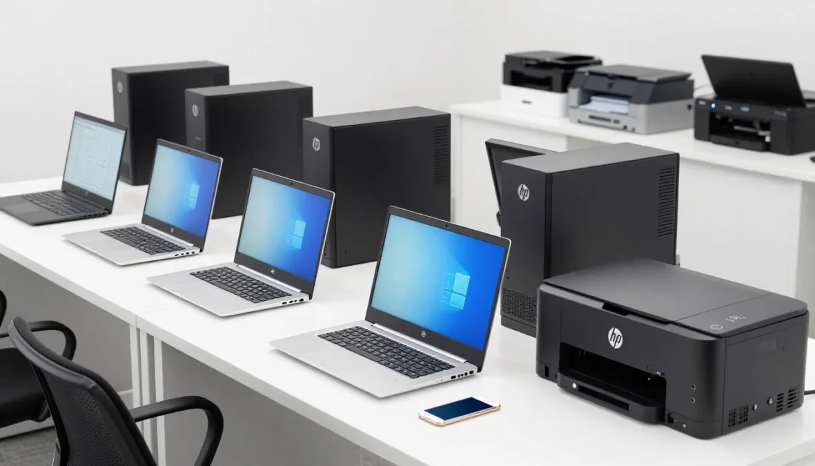 HP printers, laptops and office technology products