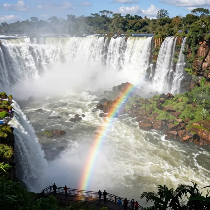 Iguazu Falls border region