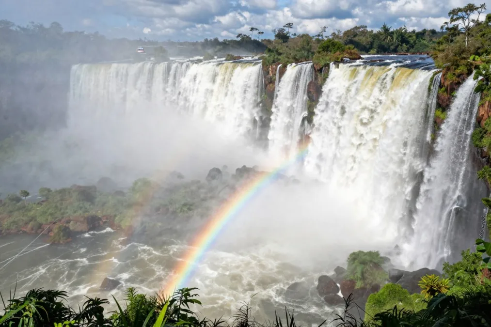 Iguazu Falls on Brazil-Argentina border