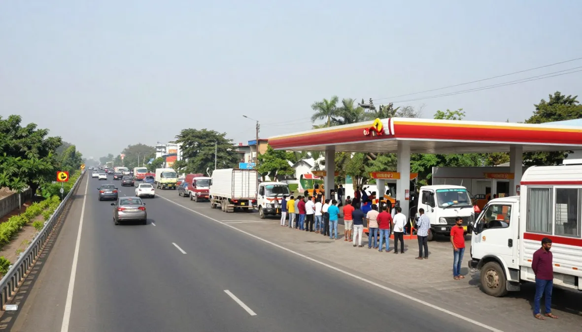 Indian transportation sector affected by fuel shortages during 2026 Iran War