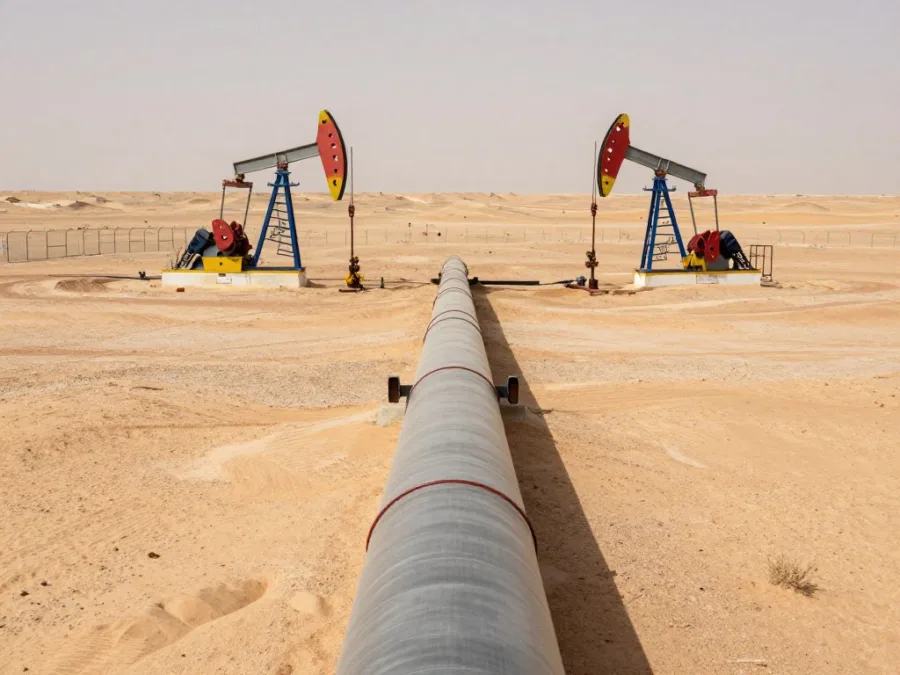 Iraqi oil pipeline infrastructure showing export route constraints