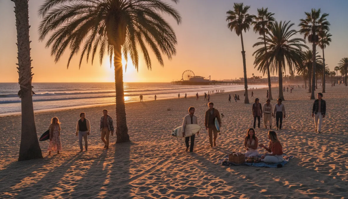 Los Angeles beach and lifestyle culture