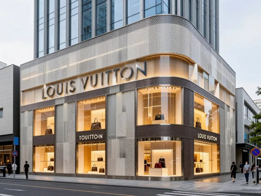 Louis Vuitton flagship store exterior architecture