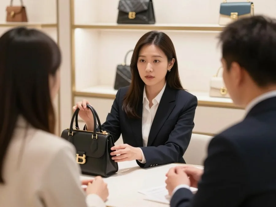 Luxury shopping consultation and decision-making process