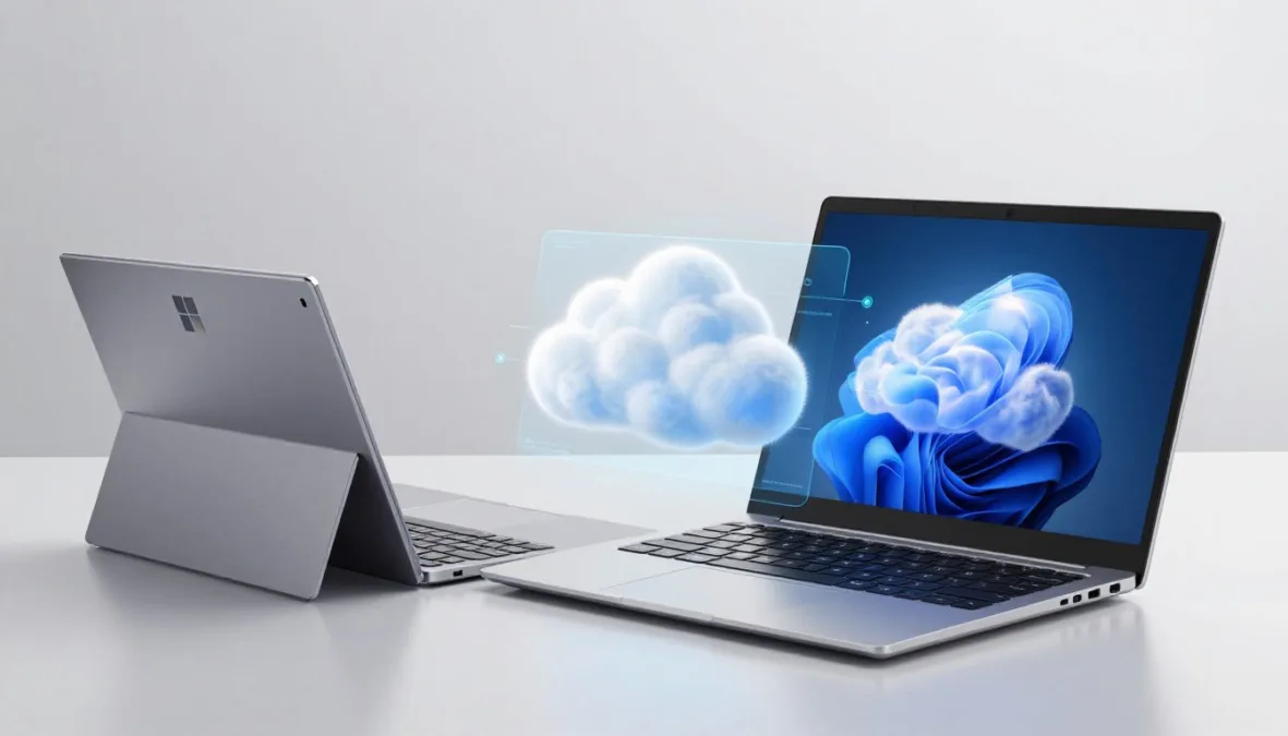 Microsoft Surface devices and cloud technology infrastructure