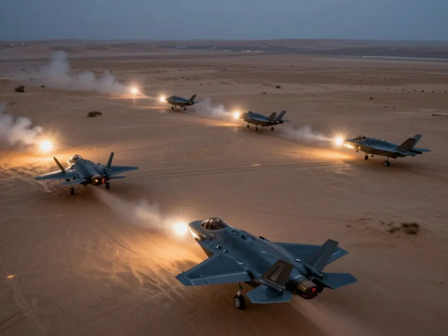 Military operations during Operation Epic Fury in February 2026