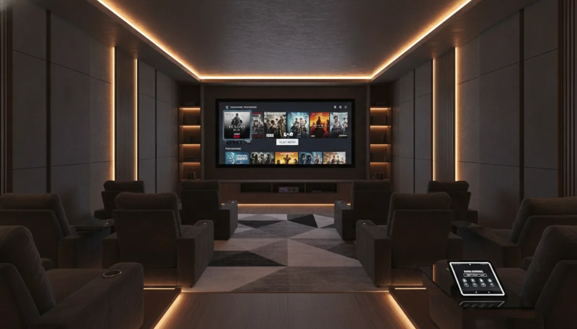 Modern home theater streaming setup