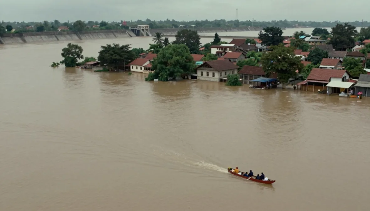 Morbi flood 1979 dam disaster historical illustration