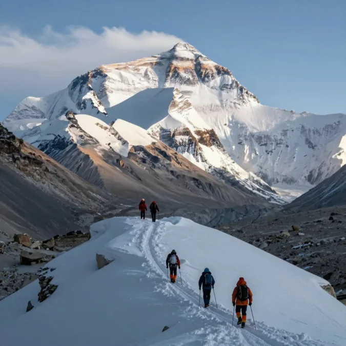 Mount Everest border region