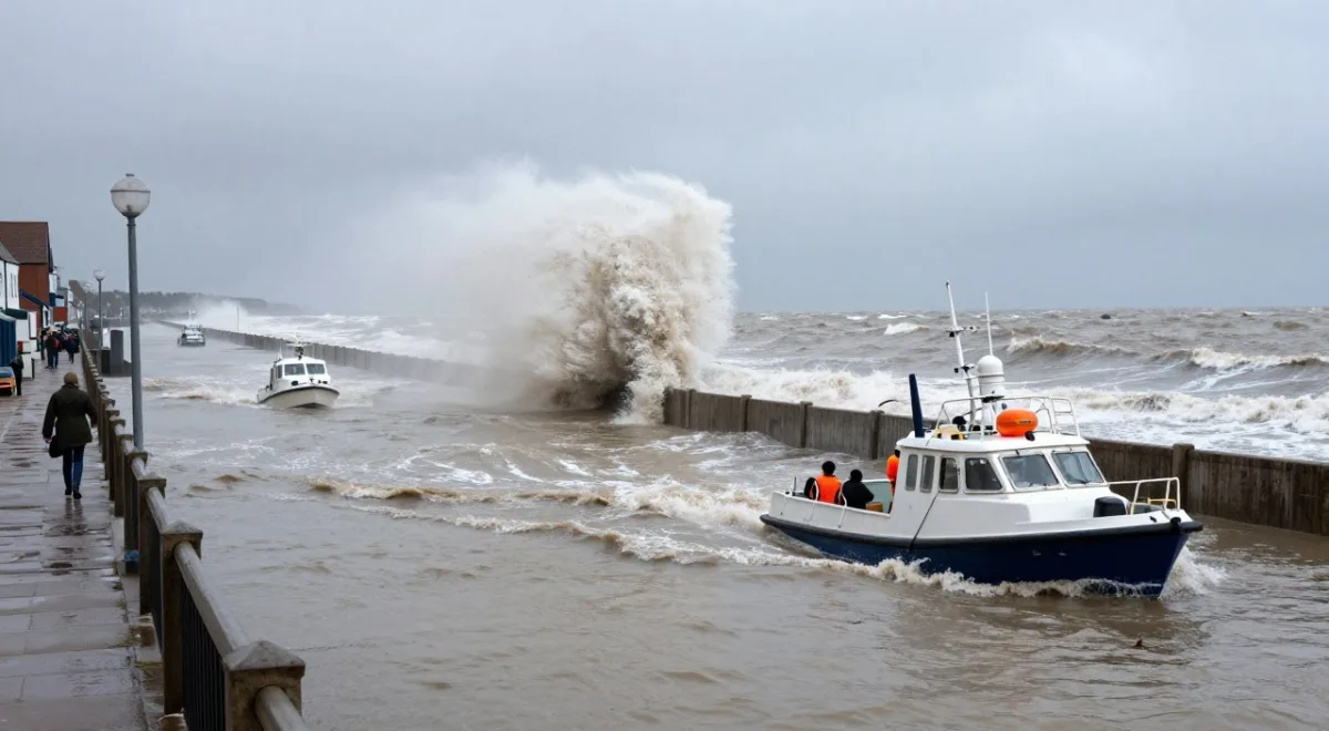 North Sea flood of 1953 affecting the United Kingdom and Netherlands