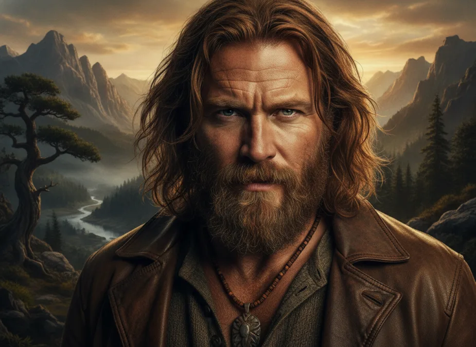Rugged actor with adventurous spirit outdoors
