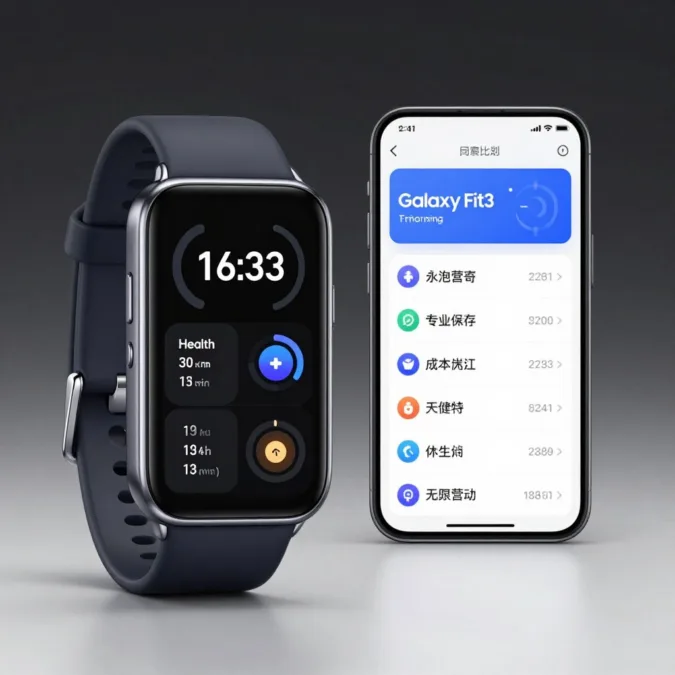 Samsung Galaxy Fit3 health tracking features