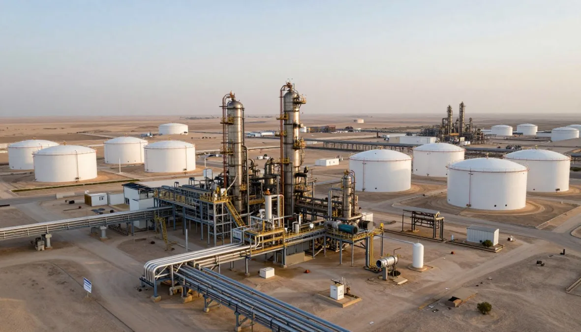 Saudi Arabian oil facilities during the 2026 Strait of Hormuz War