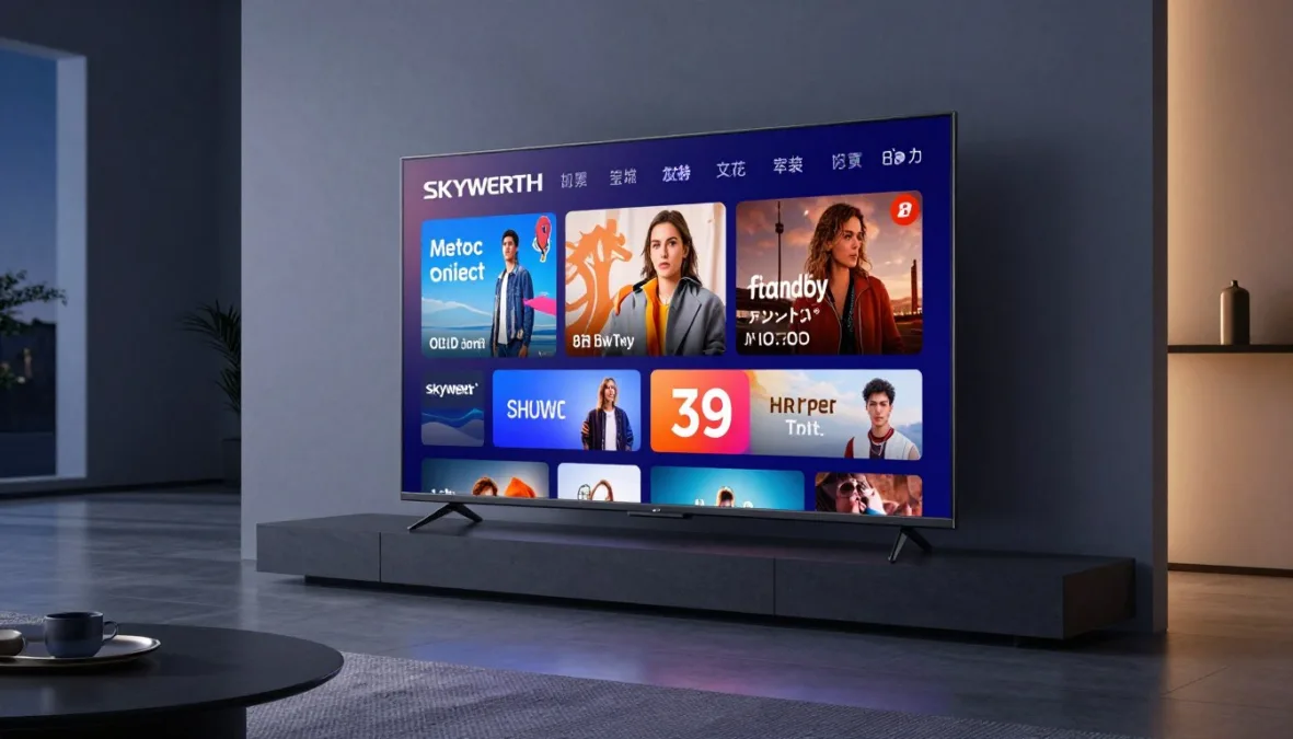 Skyworth OLED Android TV with vibrant display