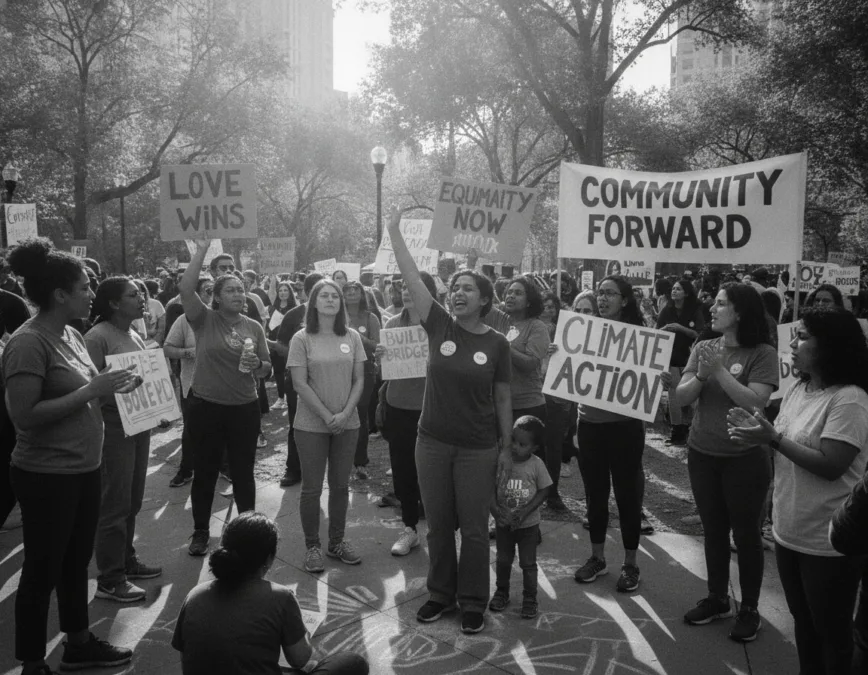 Social activism and community support