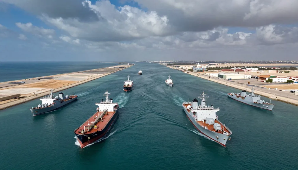 Strait of Hormuz naval vessels during the 2026 Iran War conflict