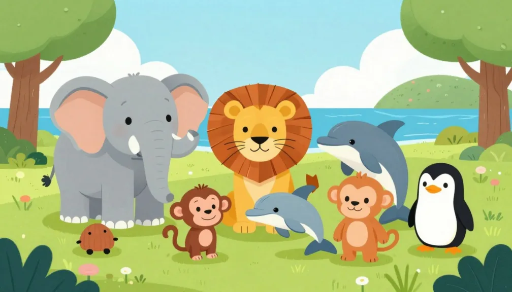 Top 10 animals in the world for kids exploring wildlife together in natural habitat