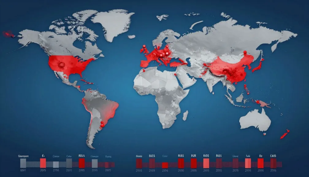 Top 10 crimes 2025-26 worldwide analysis showing global crime statistics map